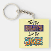 Jazz music lover sleutelhanger (voorkant)