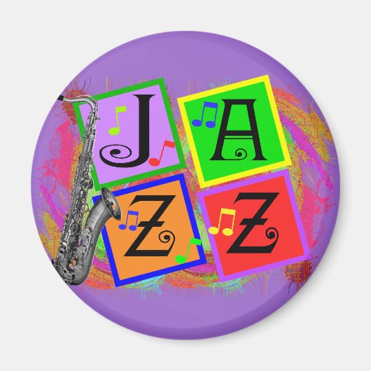 Jazz Music Lovers Gifts Magneet (Voorkant)