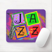 Jazz Music Lovers Gifts Muismat (Met muis)