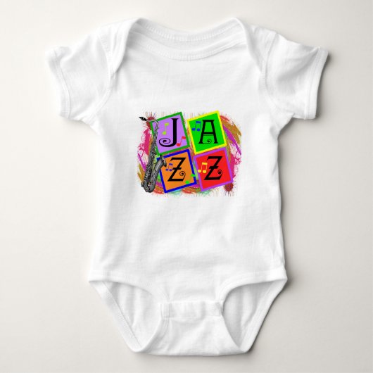 Jazz Music Lovers Gifts Romper (Voorkant)