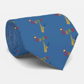 Jazz Music Lovers Gifts Stropdas (Opgerold)