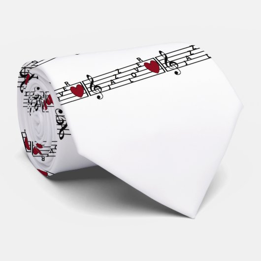 Jazz Music Lovers Stropdas (Opgerold)