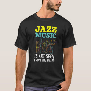 Jazz Music Musican Instrument Musical Genre 1 T-shirt