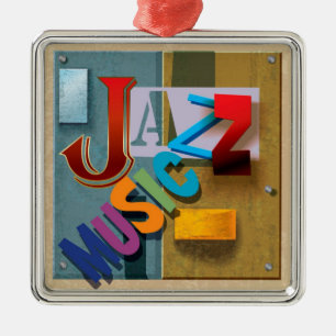 JAZZ Music - SRF Metalen Ornament