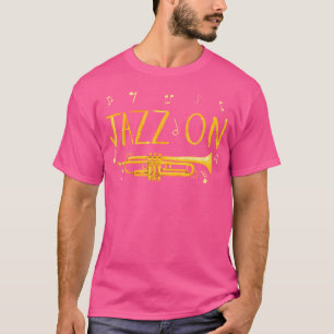 Jazz Music T Shirt - cadeau voor jazzliefhebber en