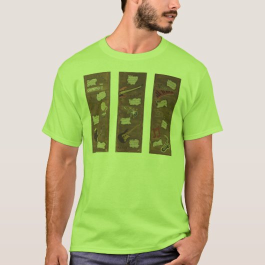 Jazz Music Trio - T-shirt (Voorkant)