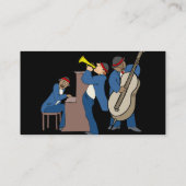 Jazz Music Visitekaartje (Achterkant)