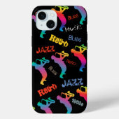 Jazz Musici Retro Music Blues  Saxofoon Case-Mate iPhone Case (Achterkant)