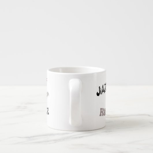 Jazz Musici Retro Muziek Blues  KUNST Espresso Kop (Achterkant)