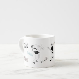 Jazz Musici Retro Muziek Blues  KUNST Espresso Kop