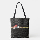 Jazz Musici Retro Muziek Blues Party ART Paint Tote Bag (Achterkant)