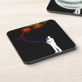 Jazz Musician Bier Onderzetter (Linkerzijde)