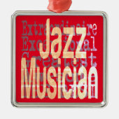 Jazz Musician Extraordinaire Metalen Ornament (Voorkant)