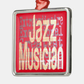 Jazz Musician Extraordinaire Metalen Ornament (Links)