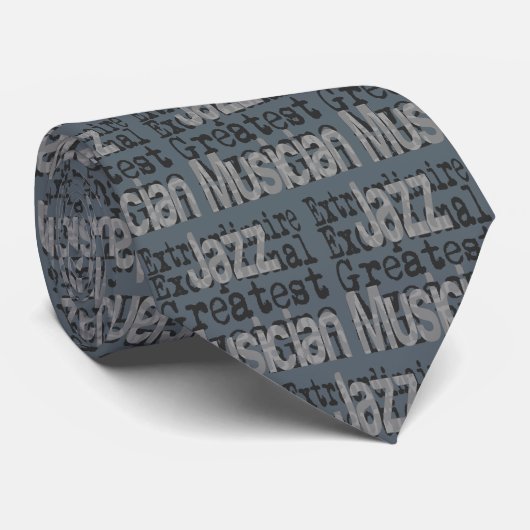 Jazz Musician Extraordinaire Stropdas (Opgerold)