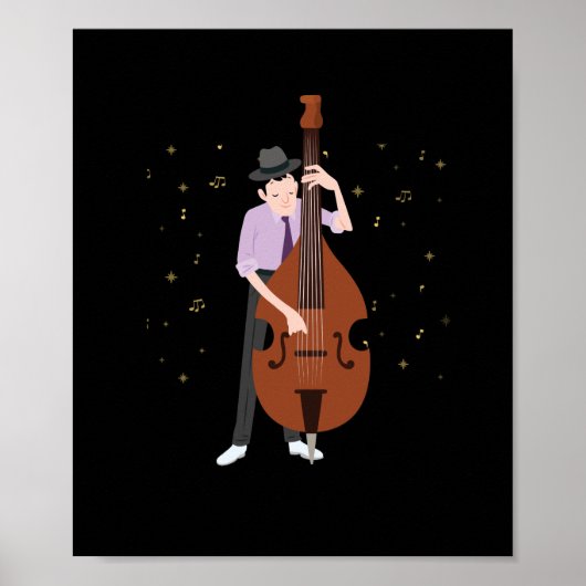 Jazz Musician Jazz Band Lover Poster (Voorkant)