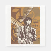 Jazz Musician Servet (Voorkant)