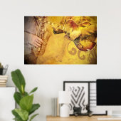Jazz Musicians Art Poster (Thuiskantoor)