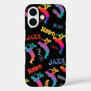 Jazz Musicians Retro Blues Music POP ART iPhone 16 Hoesje