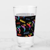 Jazz Musicians Retro Music POP ART Glas (Voorkant)