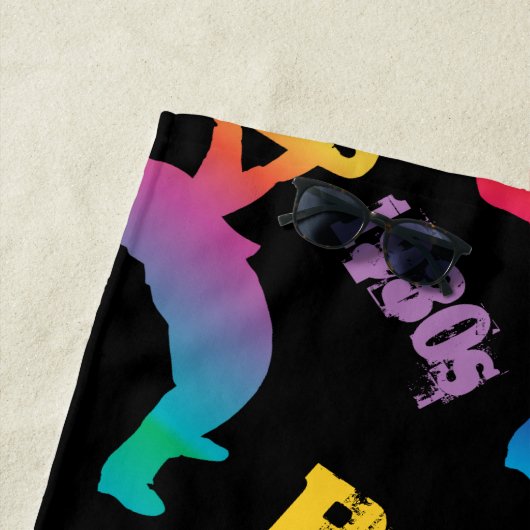 Jazz Musicians Retro Music POP ART Strandlaken (In situ)