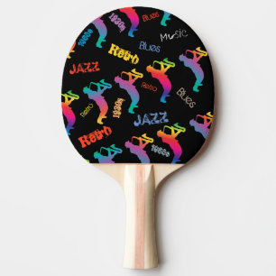 Jazz Musicians Retro Music POP ART Tafeltennisbatje