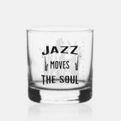 Jazz/Muziek/Club/Drinkware Set Whiskey Glas (Achterkant)