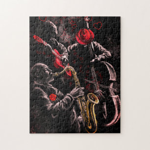 Jazz Muziek Jigsaw Puzzle Legpuzzel