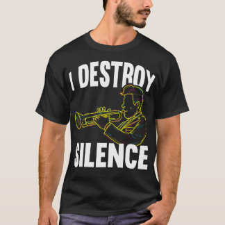 Jazz Muziek Trumpet Muzikant Gift Trumpeter T-shirt