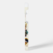 Jazz Muziekband Saxofoon Speler Muzikant iPhone Hoesje (Linkerkant)