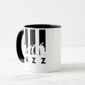 Jazz Muziekinstrumenten Mok (Voorkant links)