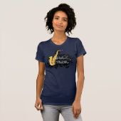 jazz-muziekshirt t-shirt (Voorkant volledig)