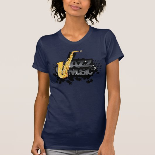 jazz-muziekshirt t-shirt (Voorkant)