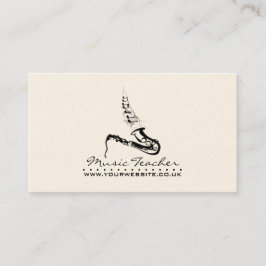 Jazz muzikant/Muziekleraar Visitekaartje