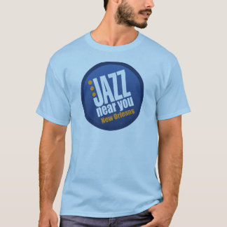 Jazz nabij New Orleans Mannen Short hoes Basic T-shirt