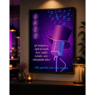 Jazz Nacht Perfect Poster