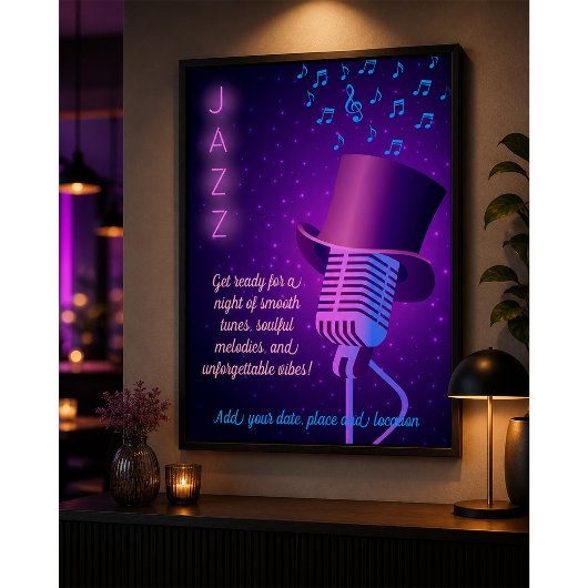 Jazz Nacht Perfect Poster