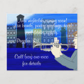 Jazz nachtclub Flyer (Voorkant)