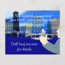 Jazz nachtclub Flyer