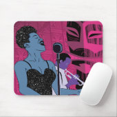 Jazz nachtclub zangermuispad muismat (Met muis)