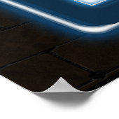 Jazz Neon Sign Poster (Hoek)