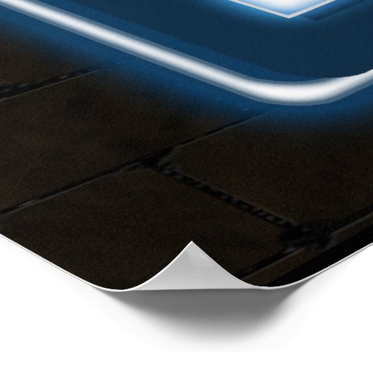 Jazz Neon Sign Poster (Hoek)