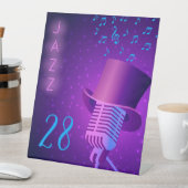  Jazz Night Club tafel voetstuk teken Reclamebord Met Voetstuk (Insitu)