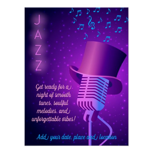 Jazz Night Perfect Poster (Voorkant)