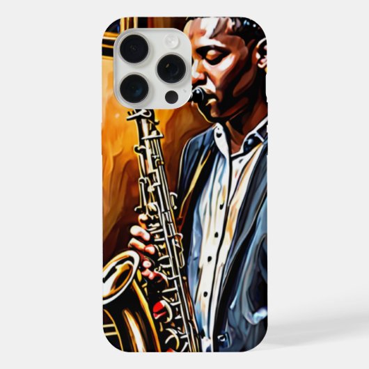 Jazz Nite iPhone Hoesje (Achterkant)