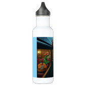 Jazz Notes & Ghostly Chords Bottle Waterfles (Links)