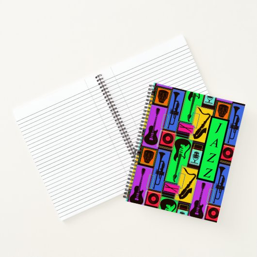 Jazz  notitieboek (Binnen)