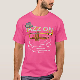  Jazz op de Muziekoverzichten van de Speler van de T-shirt