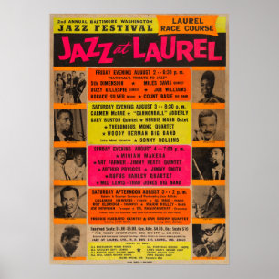 Jazz op het Laurel  Concert Poster
