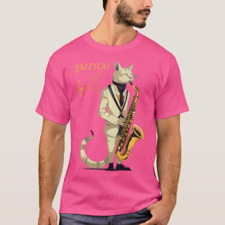 Jazz op trompet saxofonist en muzikant Retro Ja T-shirt